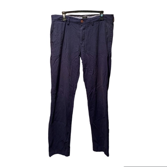 J. Crew Urban Slim Trousers Navy size 34x34 - Picture 1 of 6